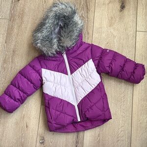 Columbia NWOT Purple/Violet Insulated Girls Toddler Winter Jacket 💜